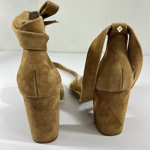 Sam Edelman Women's Odele Brown Suede Block Heel Sandals size 7M - Picture 4 of 12